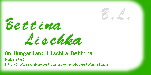 bettina lischka business card